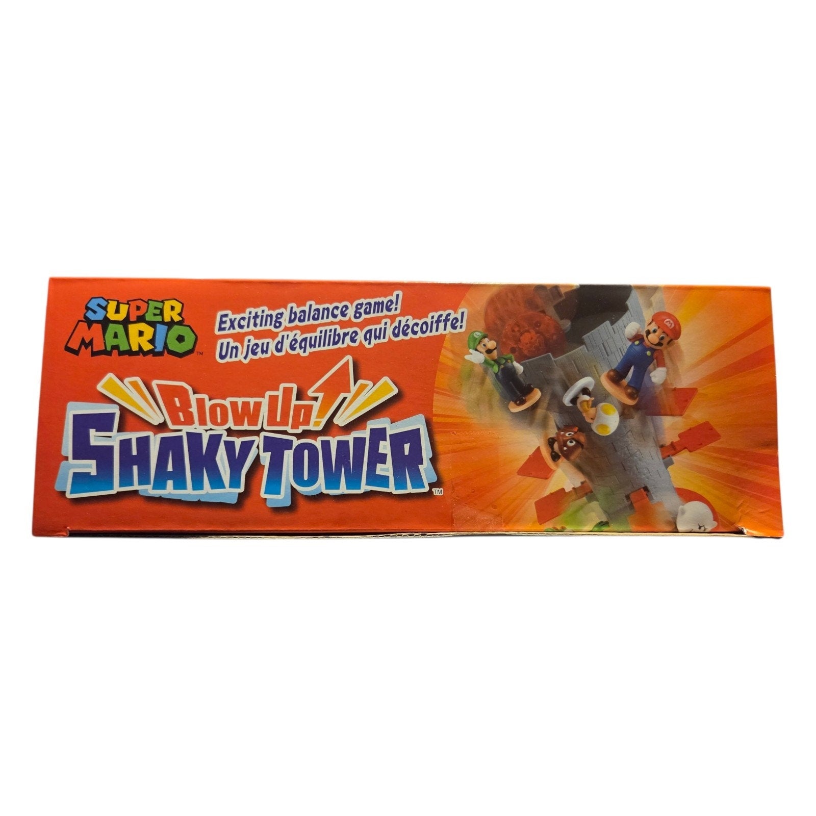 Games Super Mario Blow Up! Shaky Tower Balancing Game -Tabletop Skill & Strategy