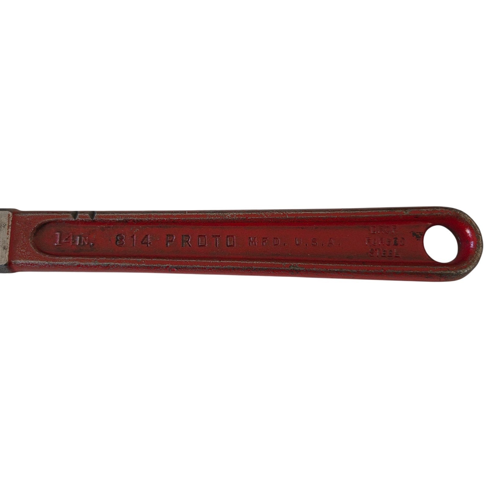 Set of 2 - Vintage 814 Proto 14" & 810 Proto 10" Pipe Wrench Drop Forged Steel