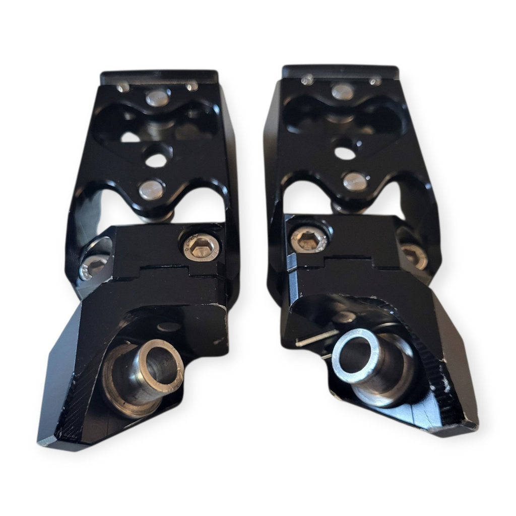 Chaoouyue Motorcycle Aluminum Adjustable Foot Pegs Compatible with BMW