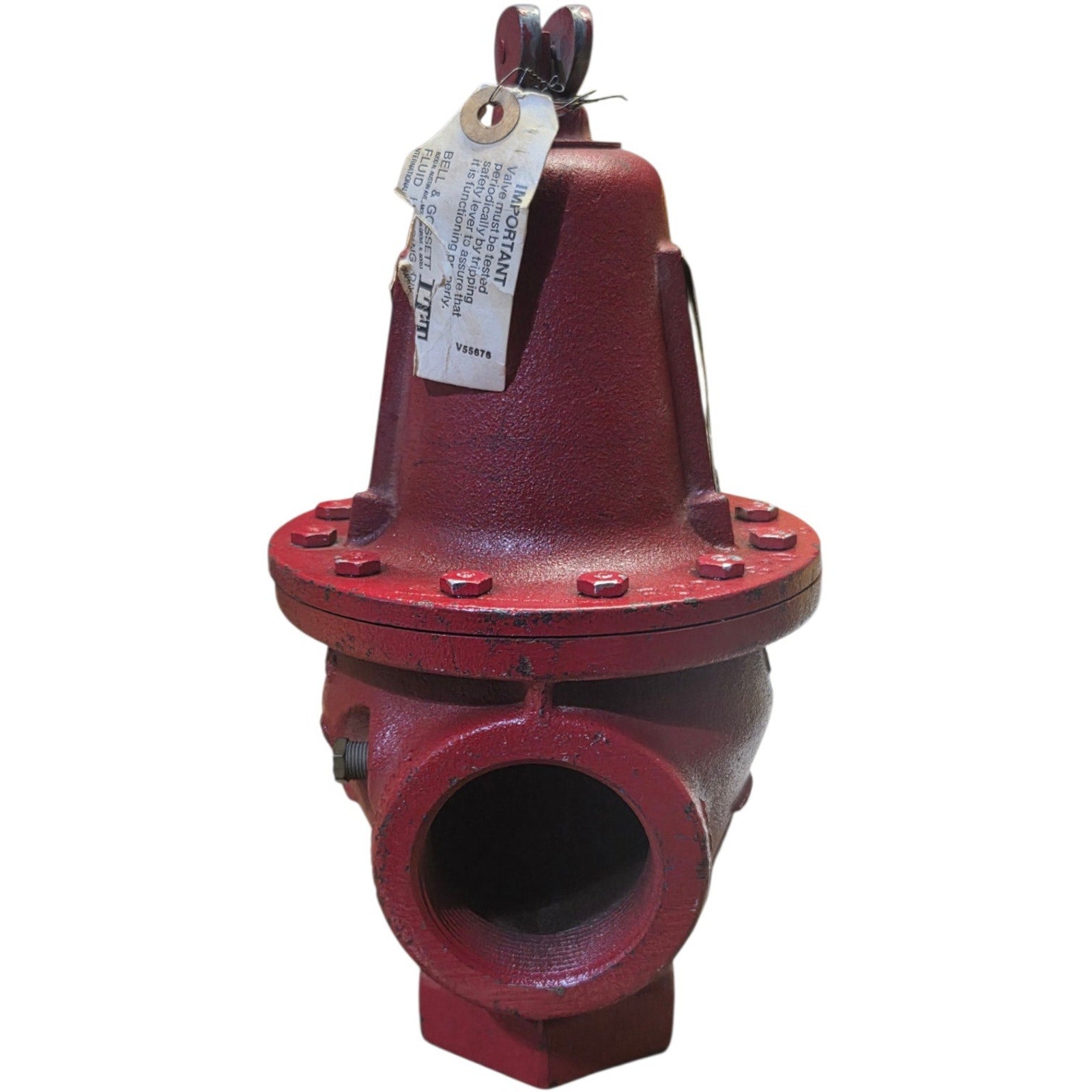 Bell & Gossett 3301 safety relief valve for boilers 1-1/2" inlet 2" *Untested*