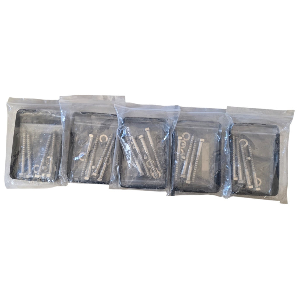 16-20FT Modular Black Cable Railing Kit 36 Inch 5 Level Post Kit Complete Set