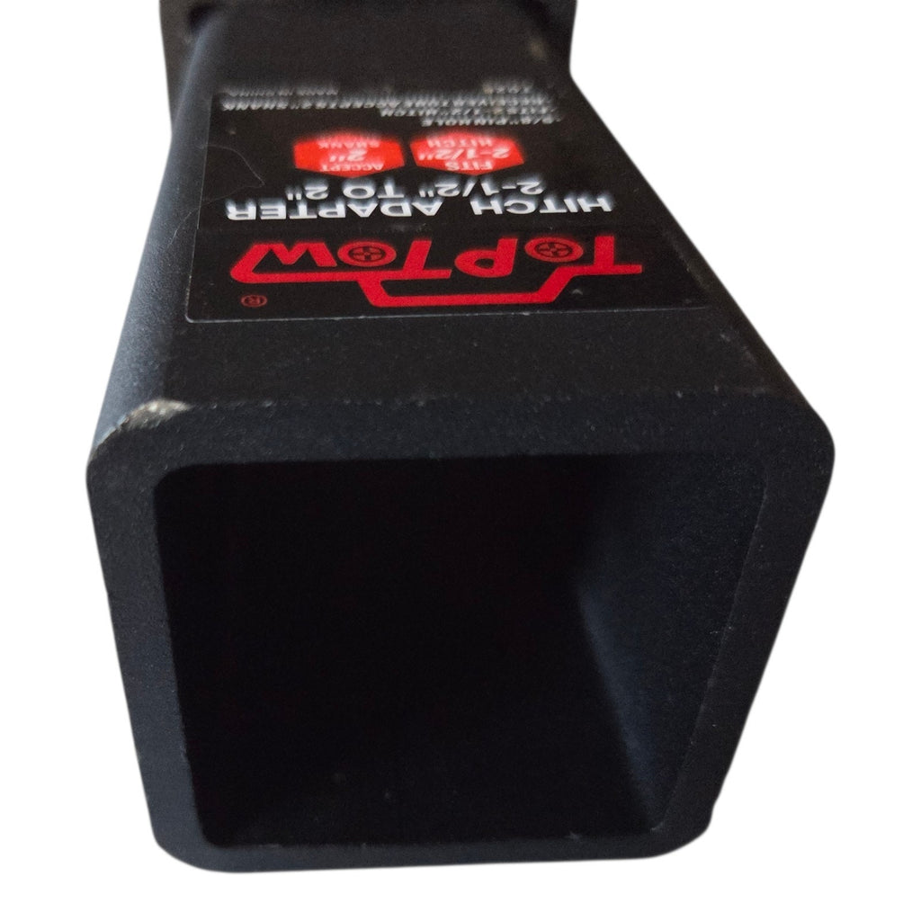 TopTow Trailer Hitch Adapter 2-1/2" To 2" Hitch Reducer Sleeve Carbon Steel T028