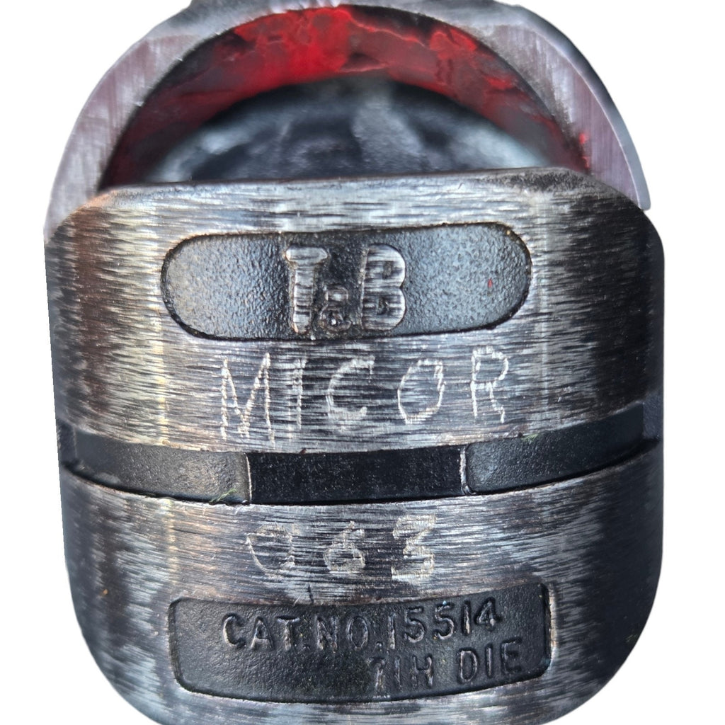 Hydraulic Crimping Head with Thomas & Betts 15500-TB Adapter & 5 T&B Dies