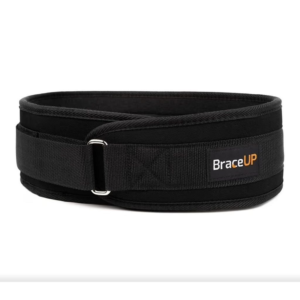 BraceUP 4" Weight Lifting Belt Men Women Weightlifting Workout Belt M 29-36"