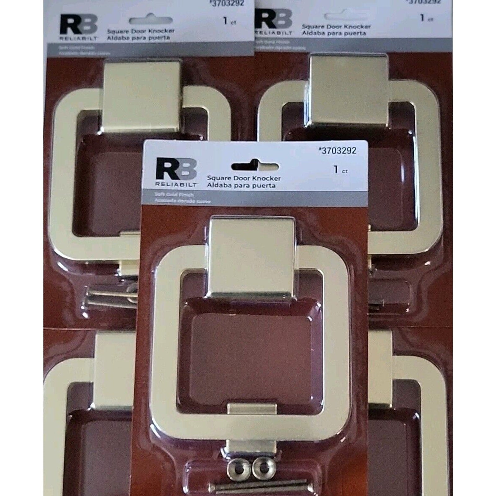 Case of 30 New RB RELIABILT 5-1/5-in Polished Door Knocker / Aldana 3703292
